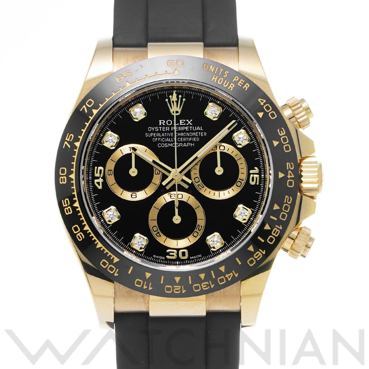 ロレックス コスモグラフ デイトナ 116518LNG ブラック/ダイヤモンド メンズ 時計 【中古】【wristwatch】