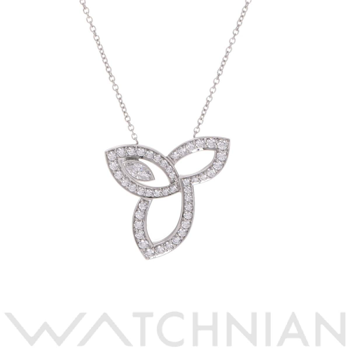 ハリー ウィンストン リリークラスター ネックレス シルバー PEDPMQRFLC Pt950プラチナ レディース ジュエリー 【中古】【jewelry】
