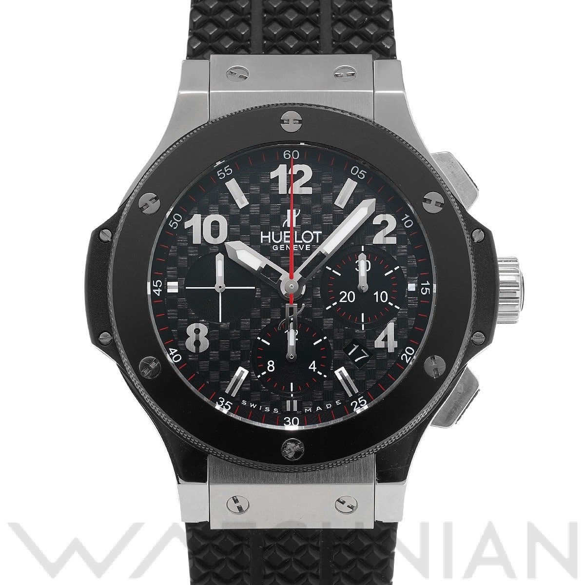 ビッグバン スチール セラミック 301.SB.131.RX ブラックカーボン ウブロ HUBLOT メンズ 【中古】