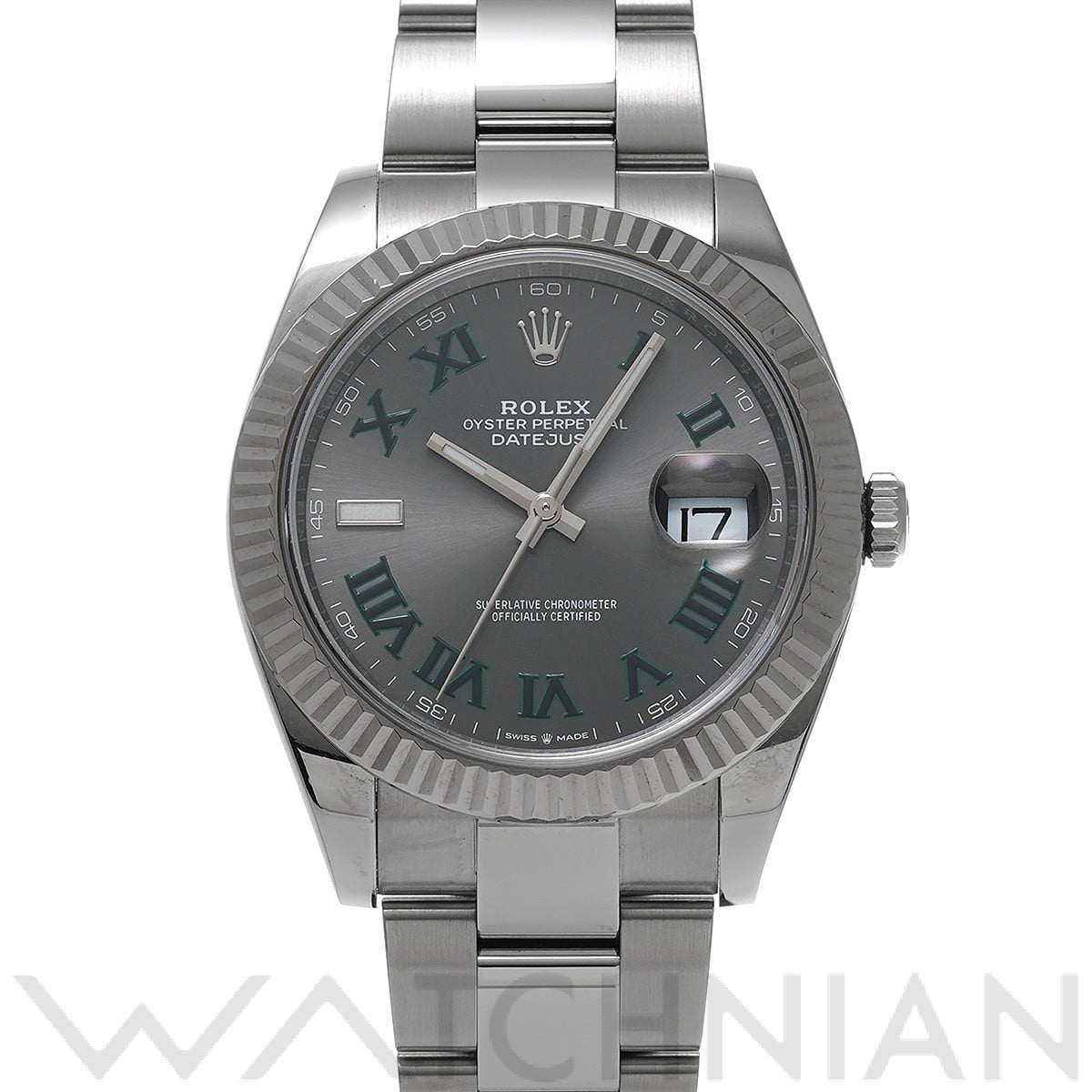 ロレックス デイトジャスト 41 126334 スレート メンズ 時計 【中古】【wristwatch】