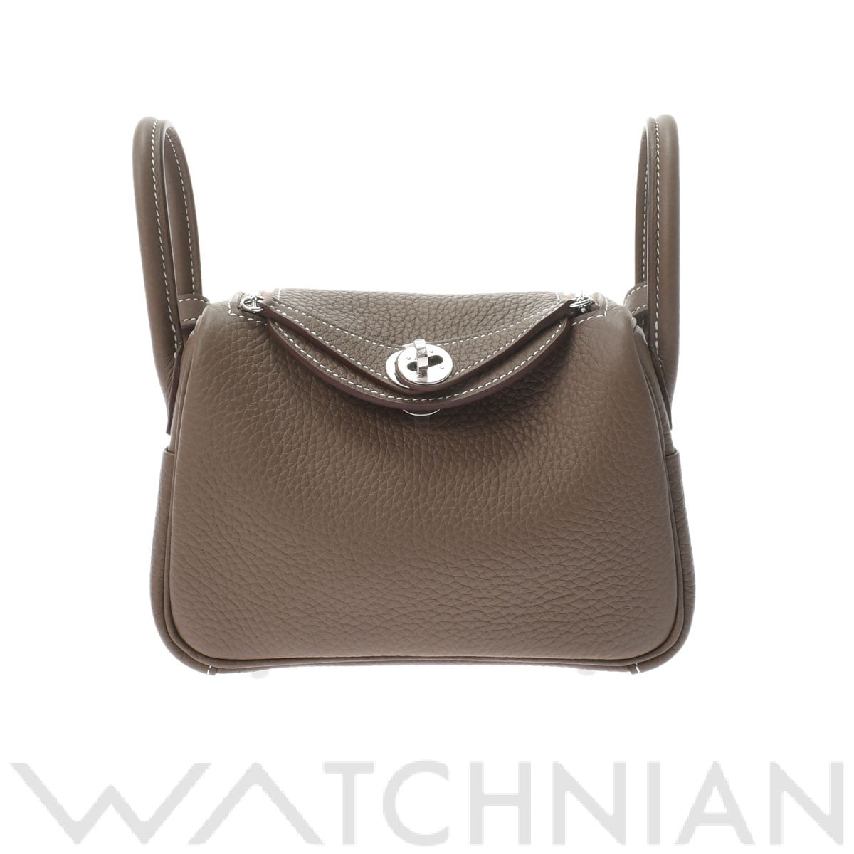 リンディ ミニ エトゥープ/パラジウム金具 トリヨンクレマンス HERMES エルメス レディース 【新品】