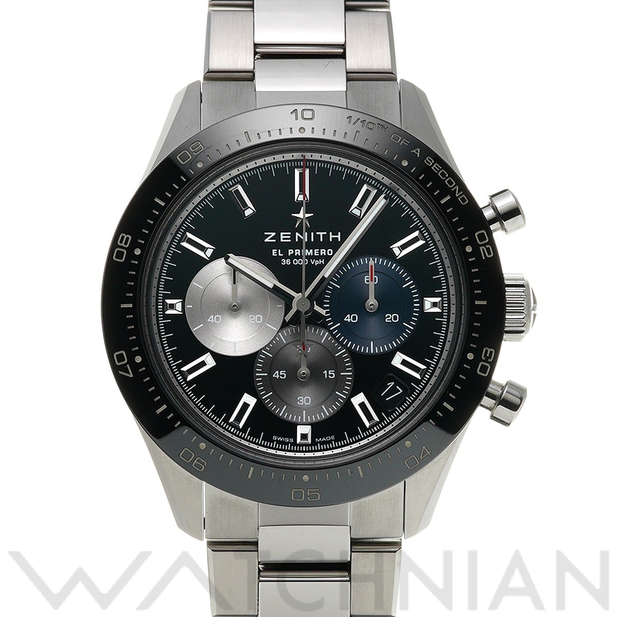 ゼニス / ZENITH クロノマスター エル・プリメロ スポーツ 03.3100.3600/21.M3100 ブラックラッカー メンズ 時計 【中古】【wristwatch】