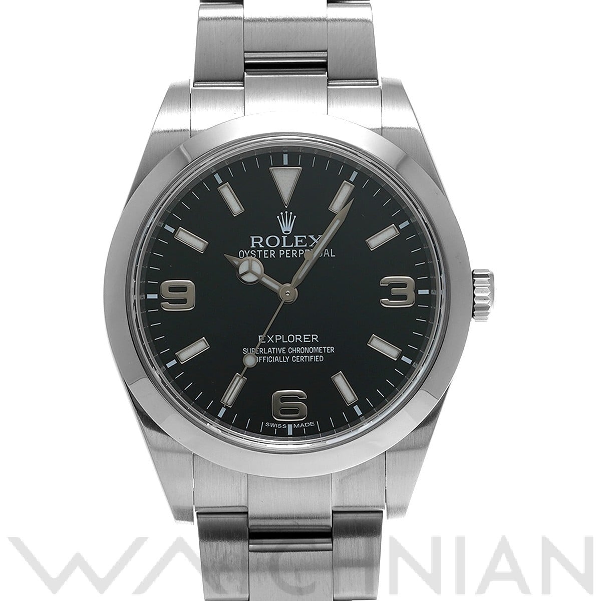 ロレックス エクスプローラー 214270 ブラック メンズ 時計 【中古】【wristwatch】