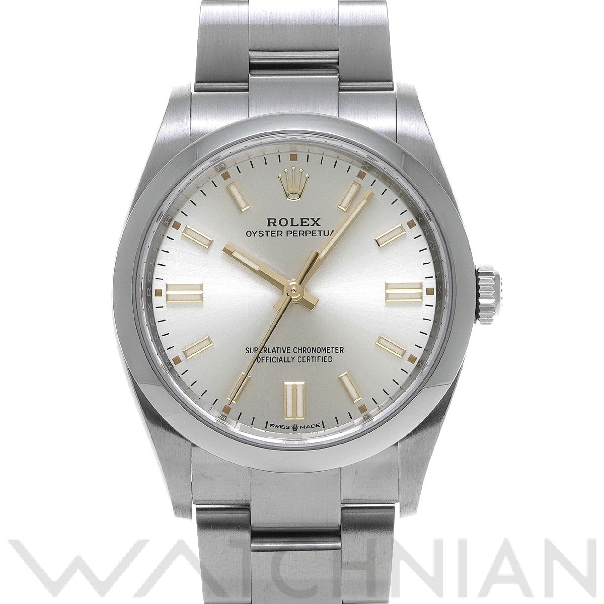 ロレックス オイスターパーペチュアル 36 126000 シルバー メンズ 時計 【中古】【wristwatch】