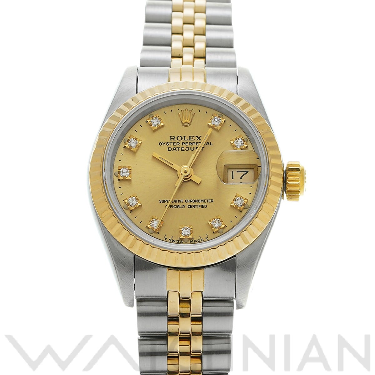 ロレックス / ROLEX デイトジャスト 69173G シャンパン/ダイヤモンド レディース 時計 【中古】【wristwatch】
