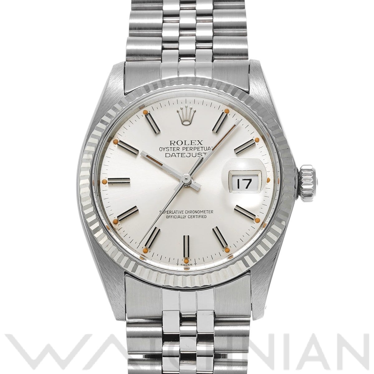 ロレックス デイトジャスト 16014 シルバー メンズ 時計 【中古】【wristwatch】