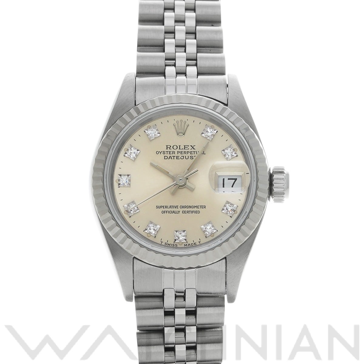 デイトジャスト 69174G E番(1991年頃製造) シルバー/ダイヤモンド ロレックス ROLEX レディース 【中古】