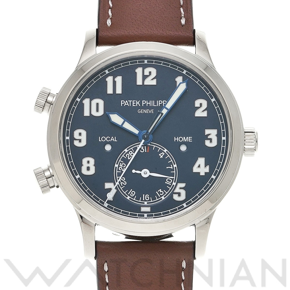 パテック フィリップ / PATEK PHILIPPE カラトラバ パイロット トラベルタイム 5524G-001 ブルー メンズ 時計 【中古】【wristwatch】