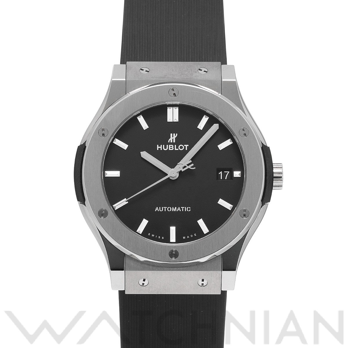 クラシックフュージョン チタニウム 511.NX.1171.RX マットブラック ウブロ HUBLOT メンズ 【中古】