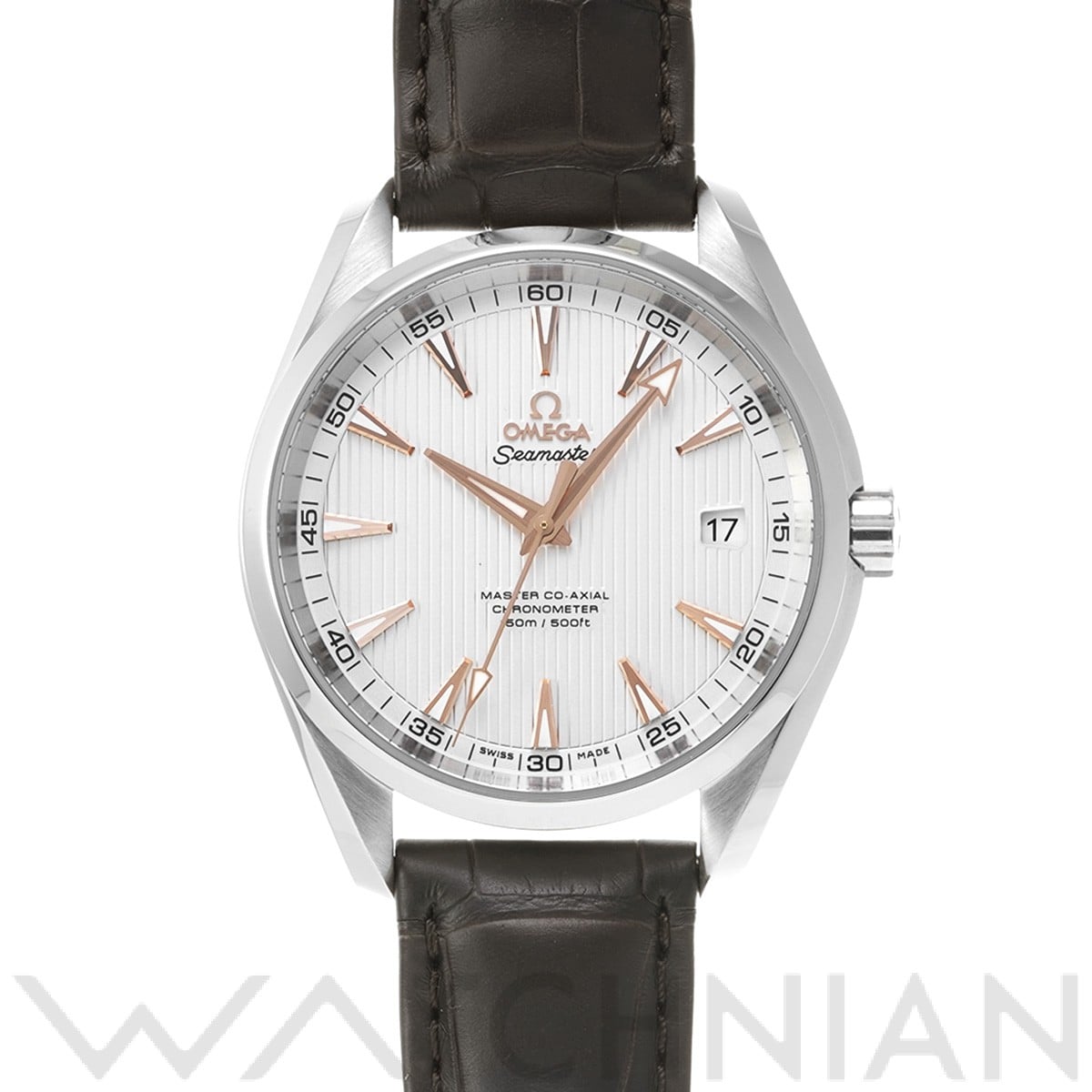 シーマスター アクアテラ マスターコーアクシャル 231.13.42.21.02.003 シルバー オメガ OMEGA メンズ 【中古】