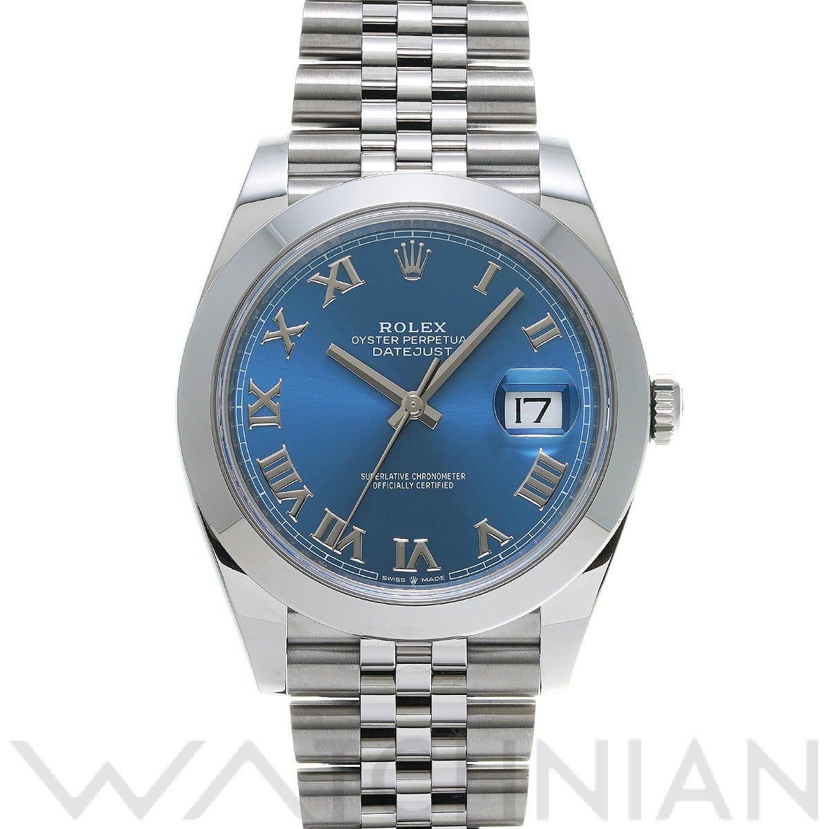 ロレックス / ROLEX デイトジャスト 41 126300 アズーロブルー メンズ 時計 【未使用】【wristwatch】