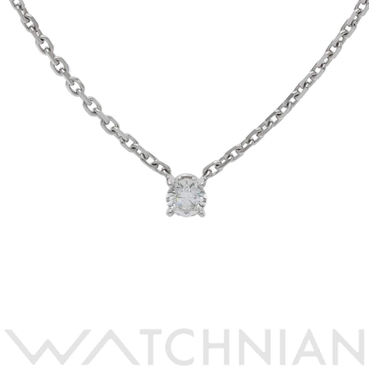 カルティエ ラブサポート ネックレス 1PD シルバー K18ホワイトゴールド WG レディース ジュエリー 【中古】【jewelry】