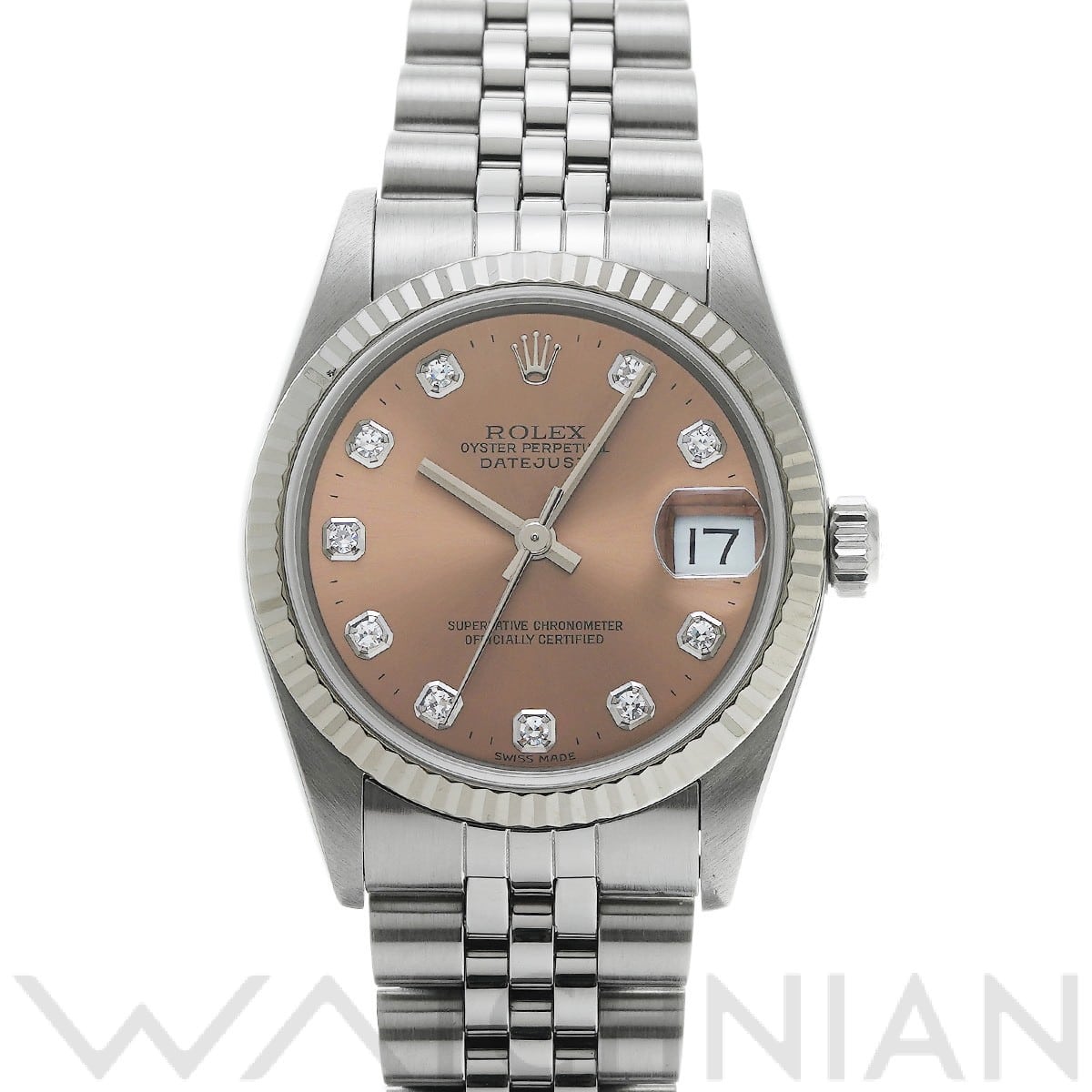 ロレックス / ROLEX デイトジャスト 68274G ピンク/ダイヤモンド ユニセックス 時計 【中古】【wristwatch】