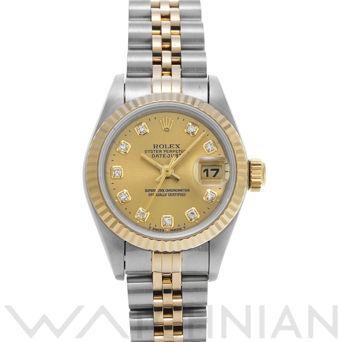 ロレックス / ROLEX デイトジャスト 69173G シャンパン/ダイヤモンド レディース 時計 【中古】【wristwatch】
