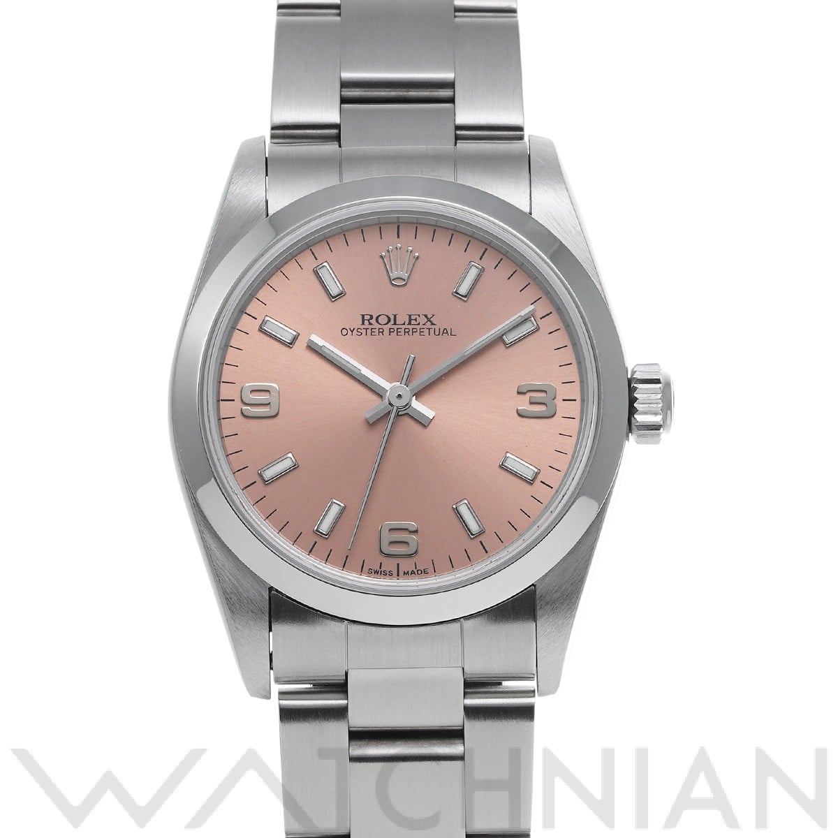オイスターパーペチュアル 77080 Y番(2002年頃製造) ピンク ロレックス ROLEX ユニセックス 【中古】