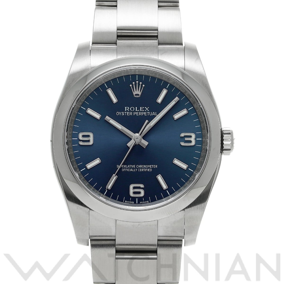 ロレックス オイスターパーペチュアル 36 116000 ブルー メンズ 時計 【中古】【wristwatch】
