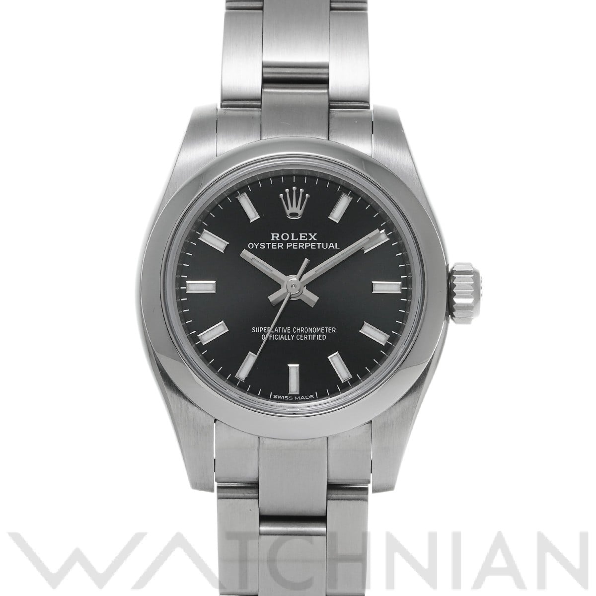オイスターパーペチュアル 26 176200 ランダムシリアル ブラック ロレックス ROLEX レディース 【中古】