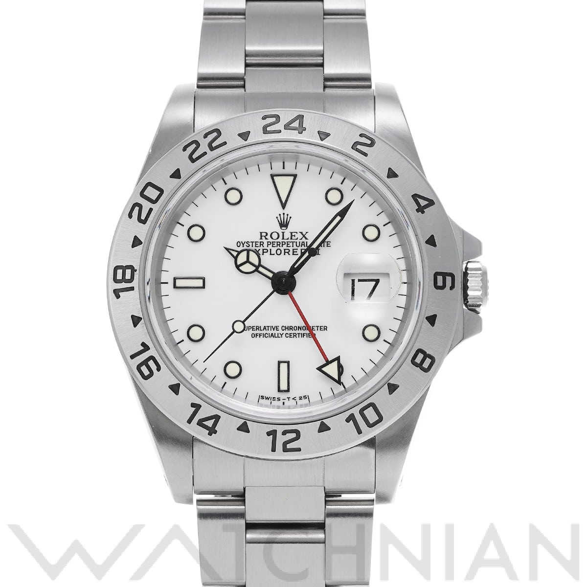 ロレックス エクスプローラーII 16570 ホワイト メンズ 時計 【中古】【wristwatch】