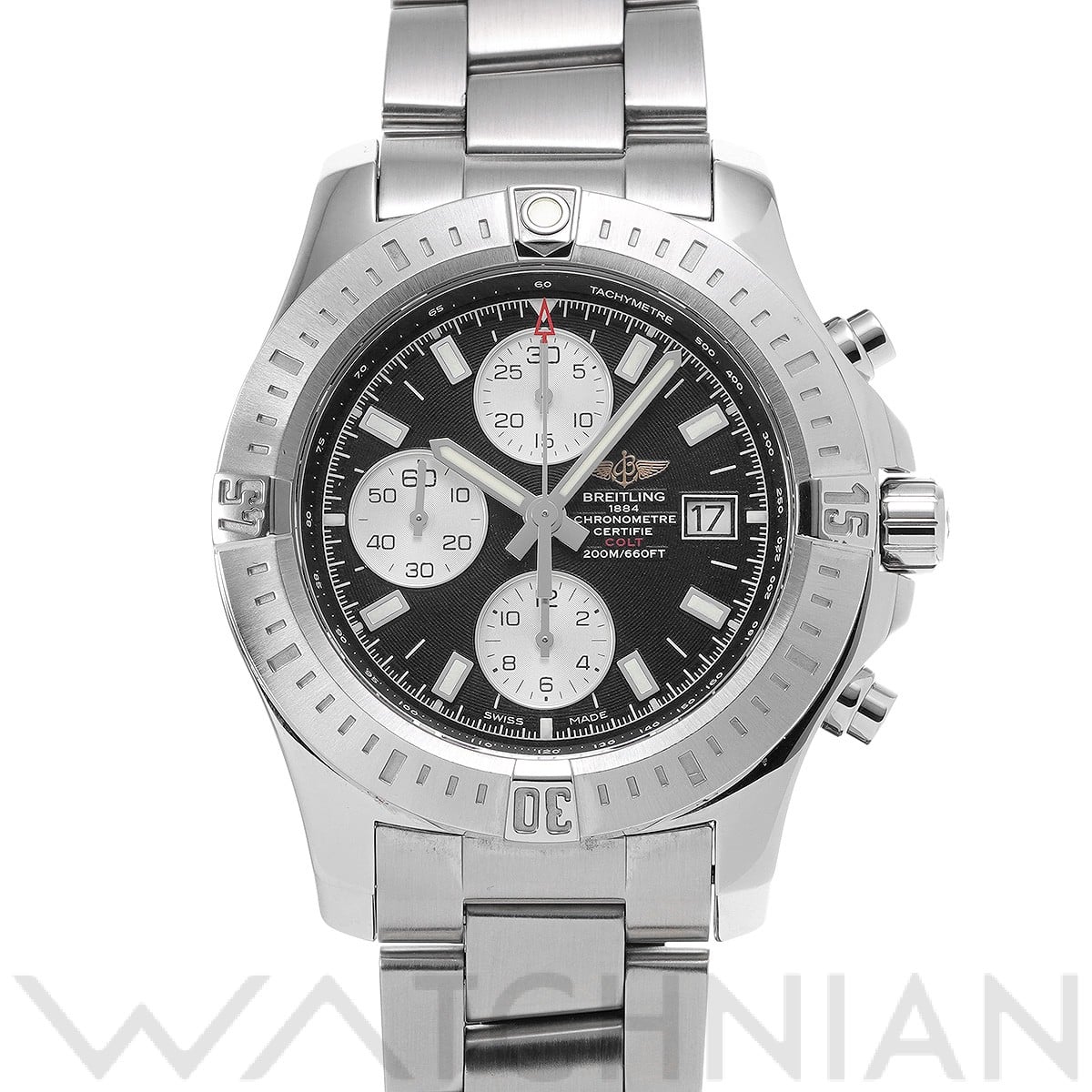 ブライトリング / BREITLING コルト クロノグラフ オートマチック A1338811/BD83 ブラック/シルバー メンズ 時計 【中古】【wristwatch】