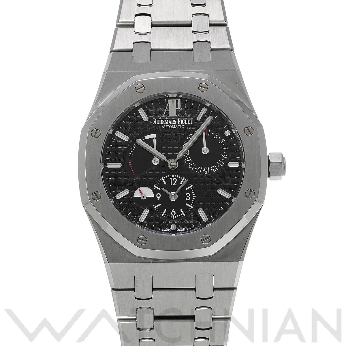 オーデマ ピゲ ロイヤルオーク デュアルタイム 26120ST.OO.1220ST.03 ブラック メンズ 時計 【中古】【wristwatch】