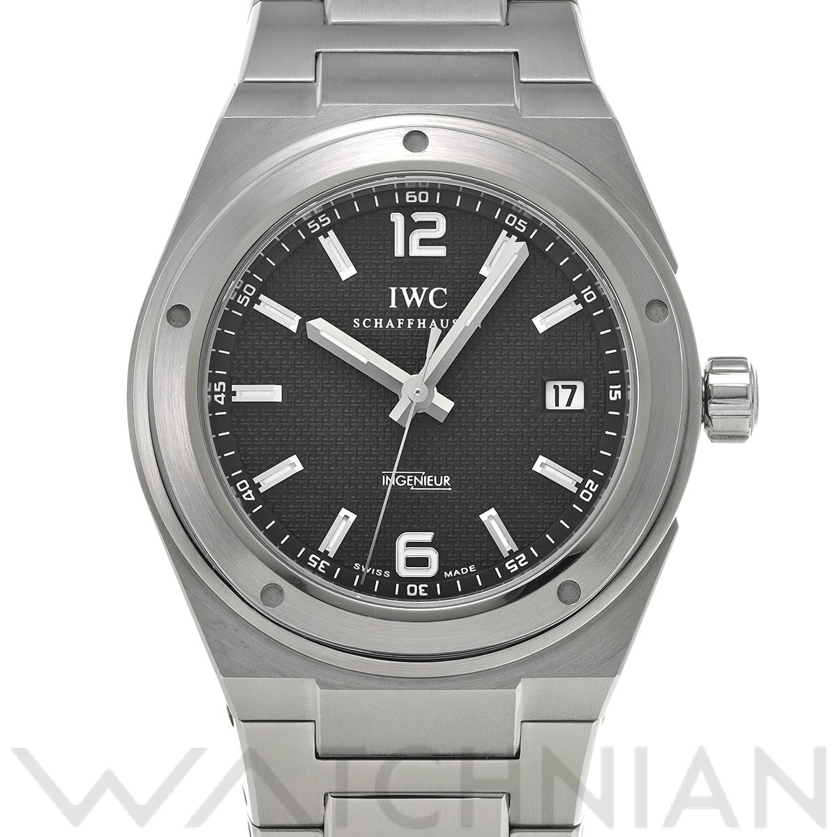 IWC インヂュニア オートマティック IW322701 ブラック メンズ 時計 【中古】【wristwatch】