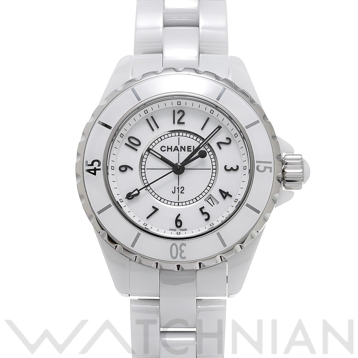 シャネル / CHANEL J12 33MM H0968 ホワイト レディース 時計 【中古】【wristwatch】