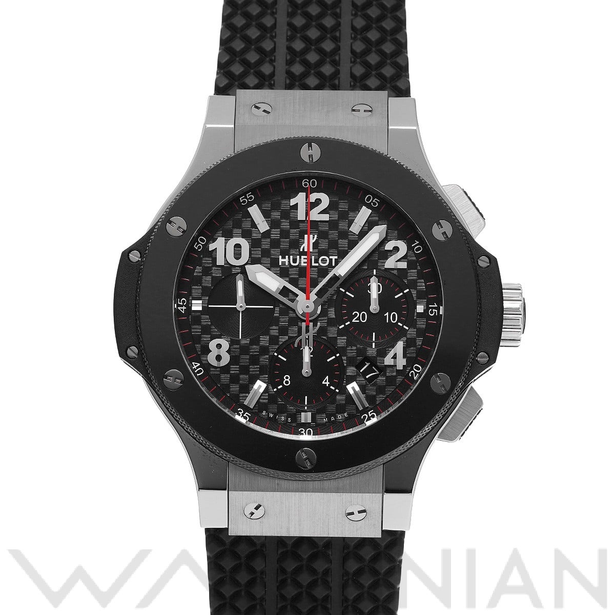 ビッグバン スチール セラミック 301.SB.131.RX ブラックカーボン ウブロ HUBLOT メンズ 【中古】