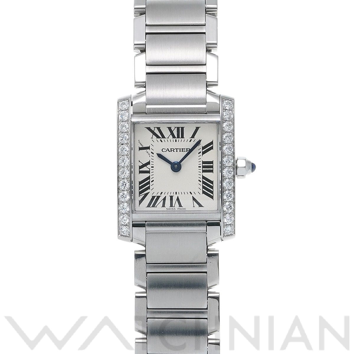 カルティエ / CARTIER タンク フランセーズ SM W4TA0008 シルバー レディース 時計 【中古】【wristwatch】