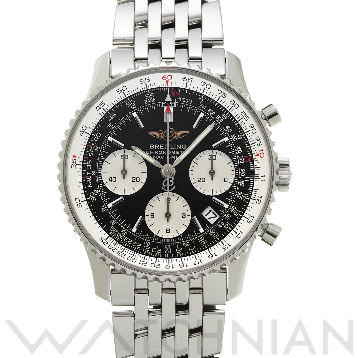 ブライトリング / BREITLING ナビタイマー A232B35NP ブラック/シルバー メンズ 時計 【中古】【wristwatch】