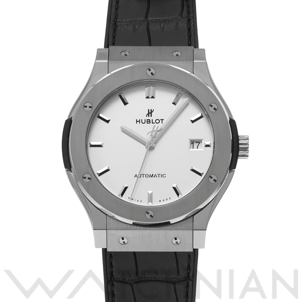 クラシックフュージョン チタニウム オパリン 511.NX.2611.LR オパリン ウブロ HUBLOT メンズ 【中古】