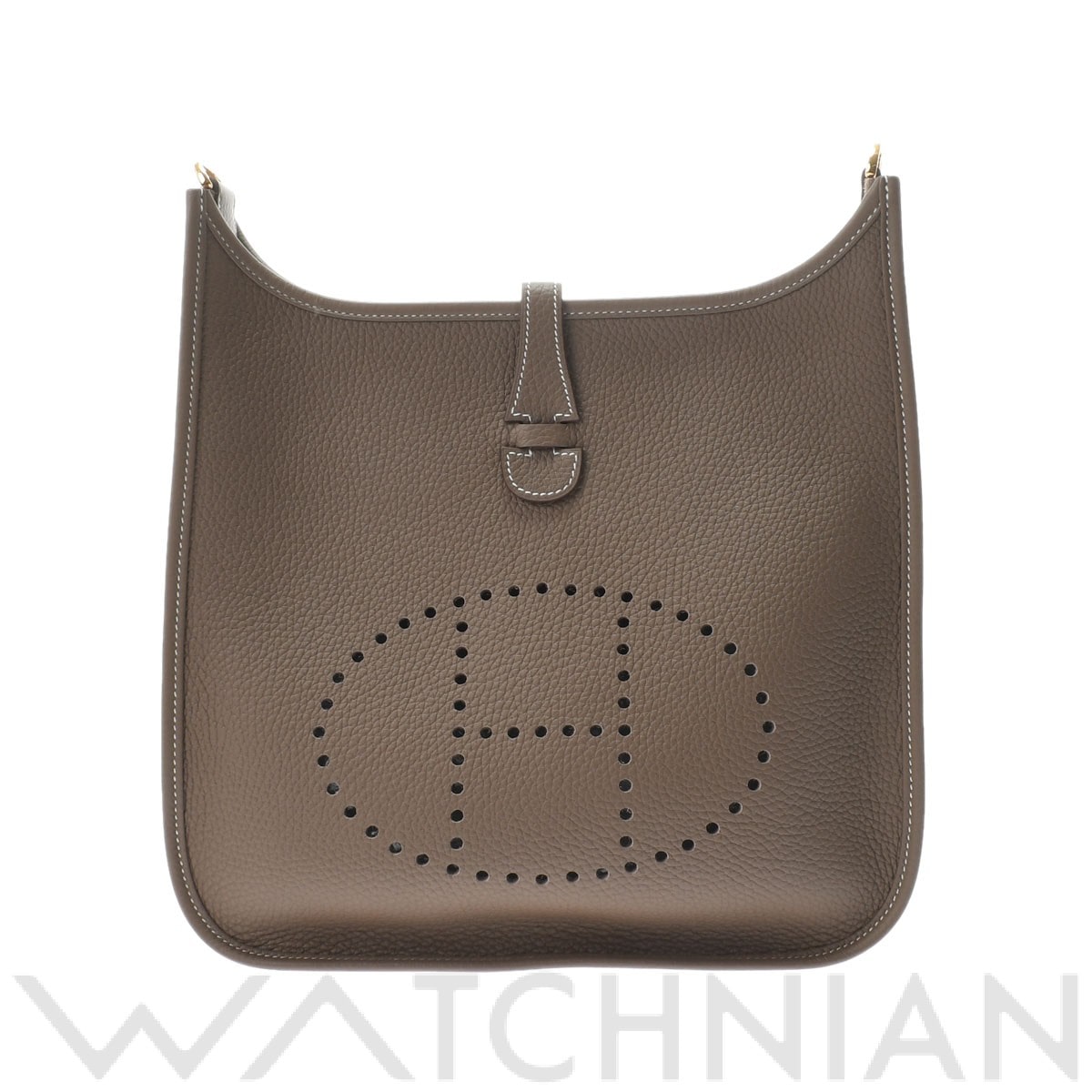 エヴリン3 PM エトゥープ/ゴールド金具 トリヨンクレマンス HERMES エルメス レディース 【新品】