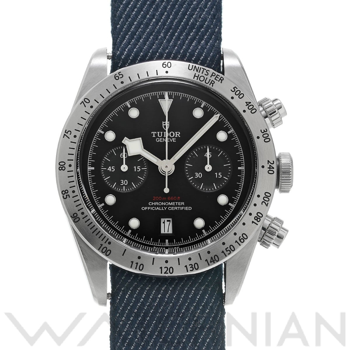 チューダー / チュードル / TUDOR ヘリテージ ブラックベイ クロノ 79350 ブラック メンズ 時計 【中古】【wristwatch】