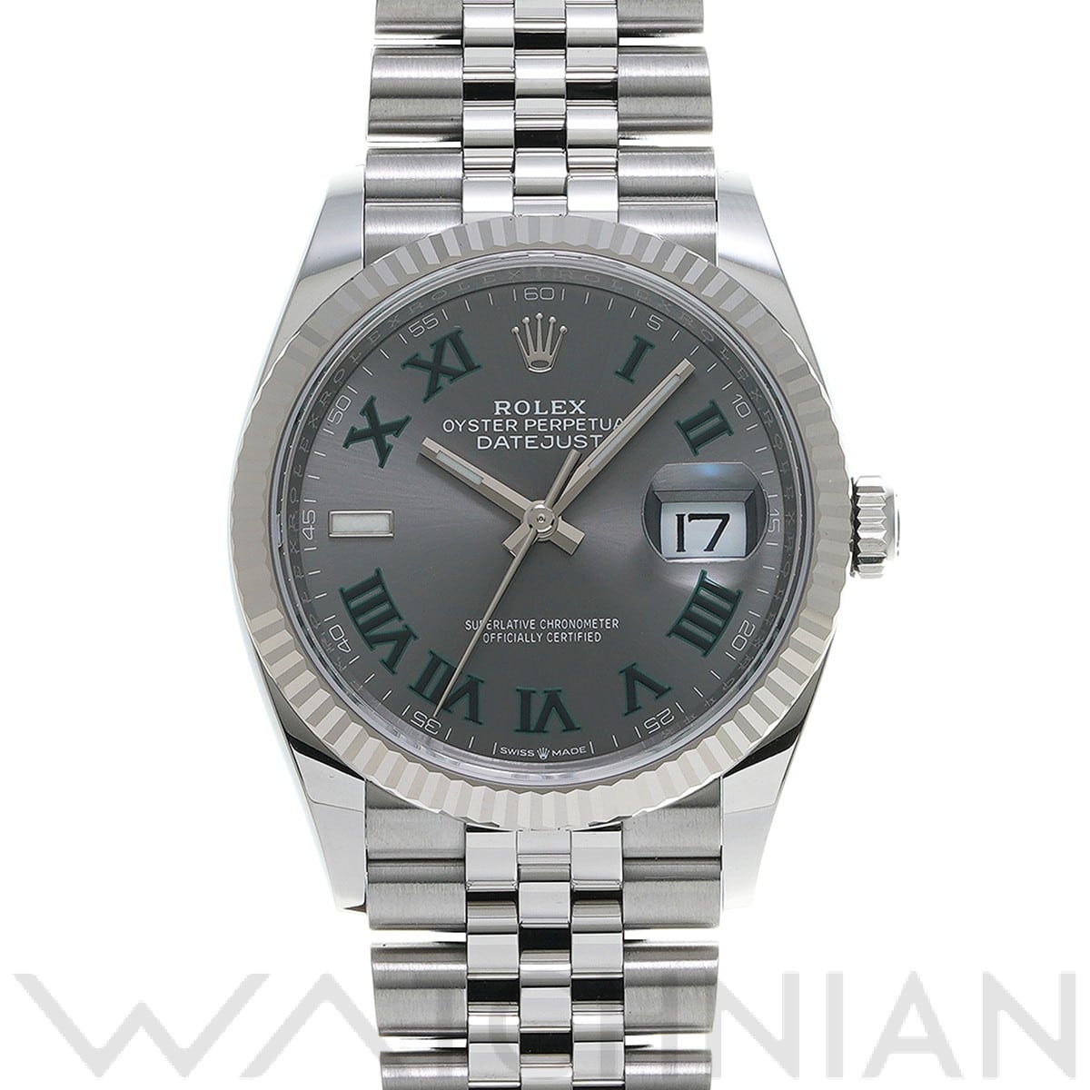 ロレックス デイトジャスト 36 126234 スレート メンズ 時計 【中古】【wristwatch】