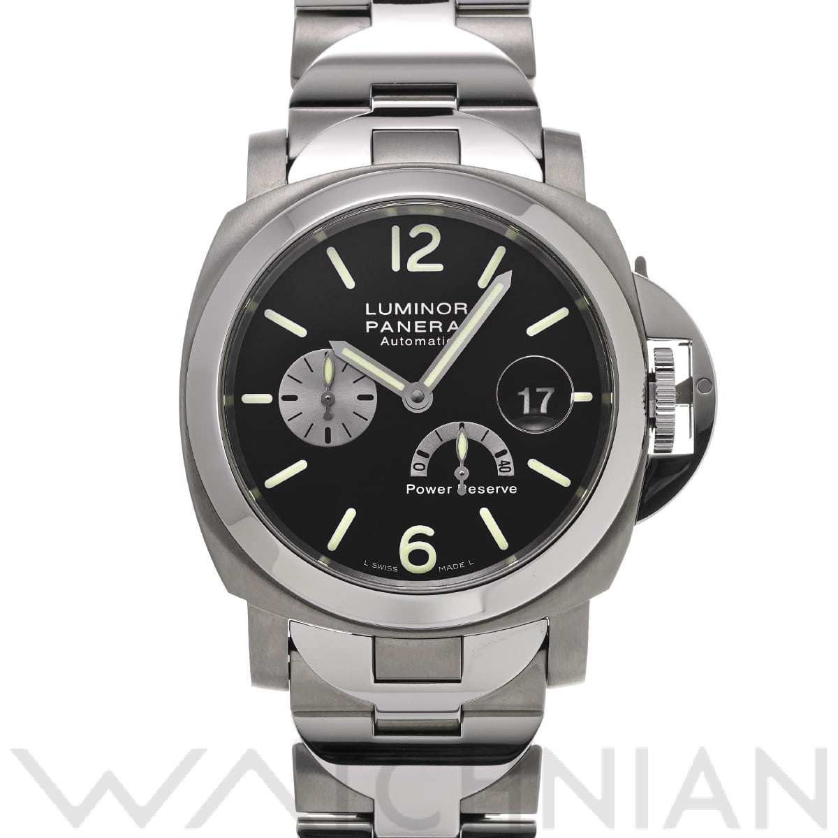 パネライ / PANERAI ルミノール パワーリザーブ PAM00171 ブラック/シルバー メンズ 時計 【中古】【wristwatch】