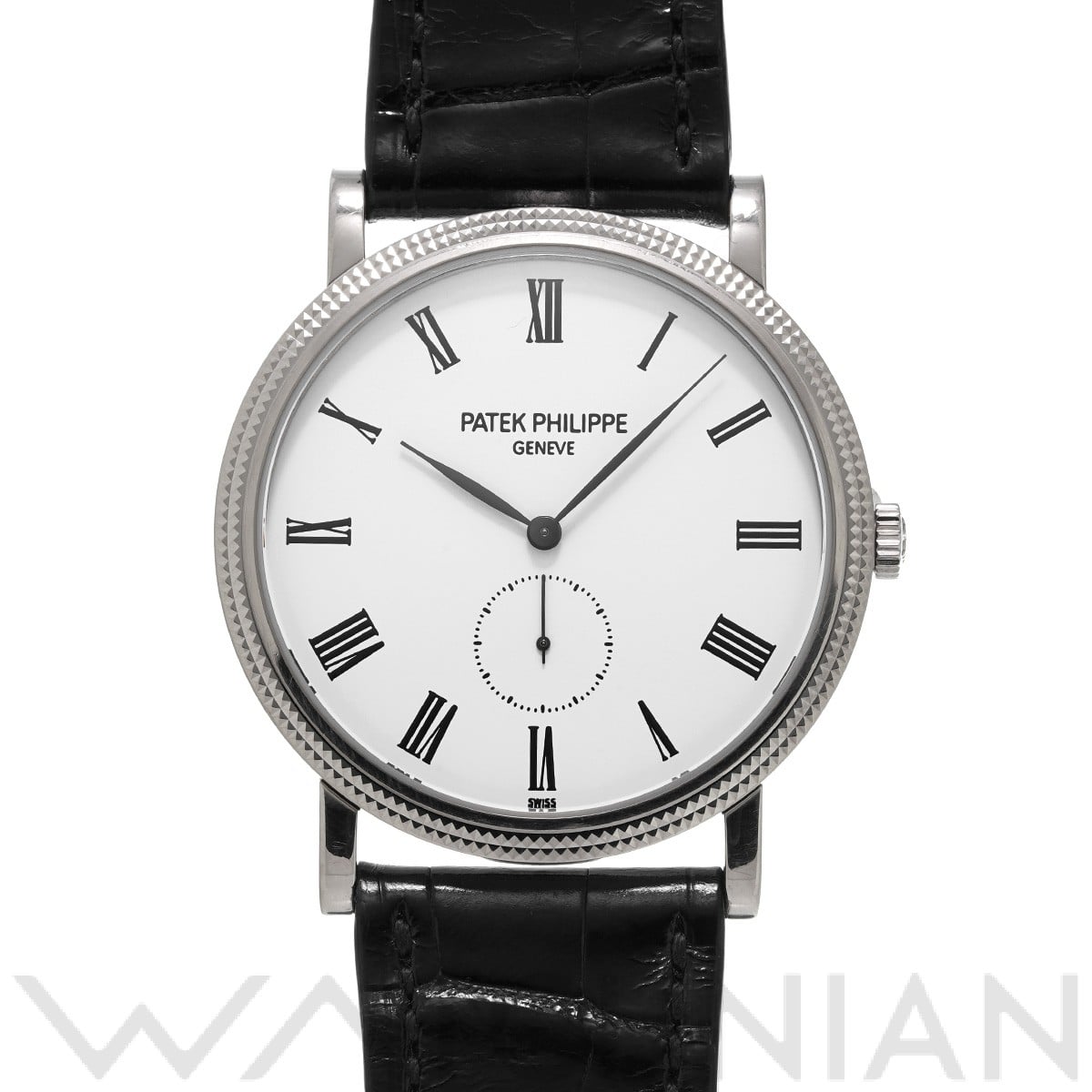 パテック フィリップ / PATEK PHILIPPE カラトラバ 5119G-001 ホワイト メンズ 時計 【中古】【wristwatch】