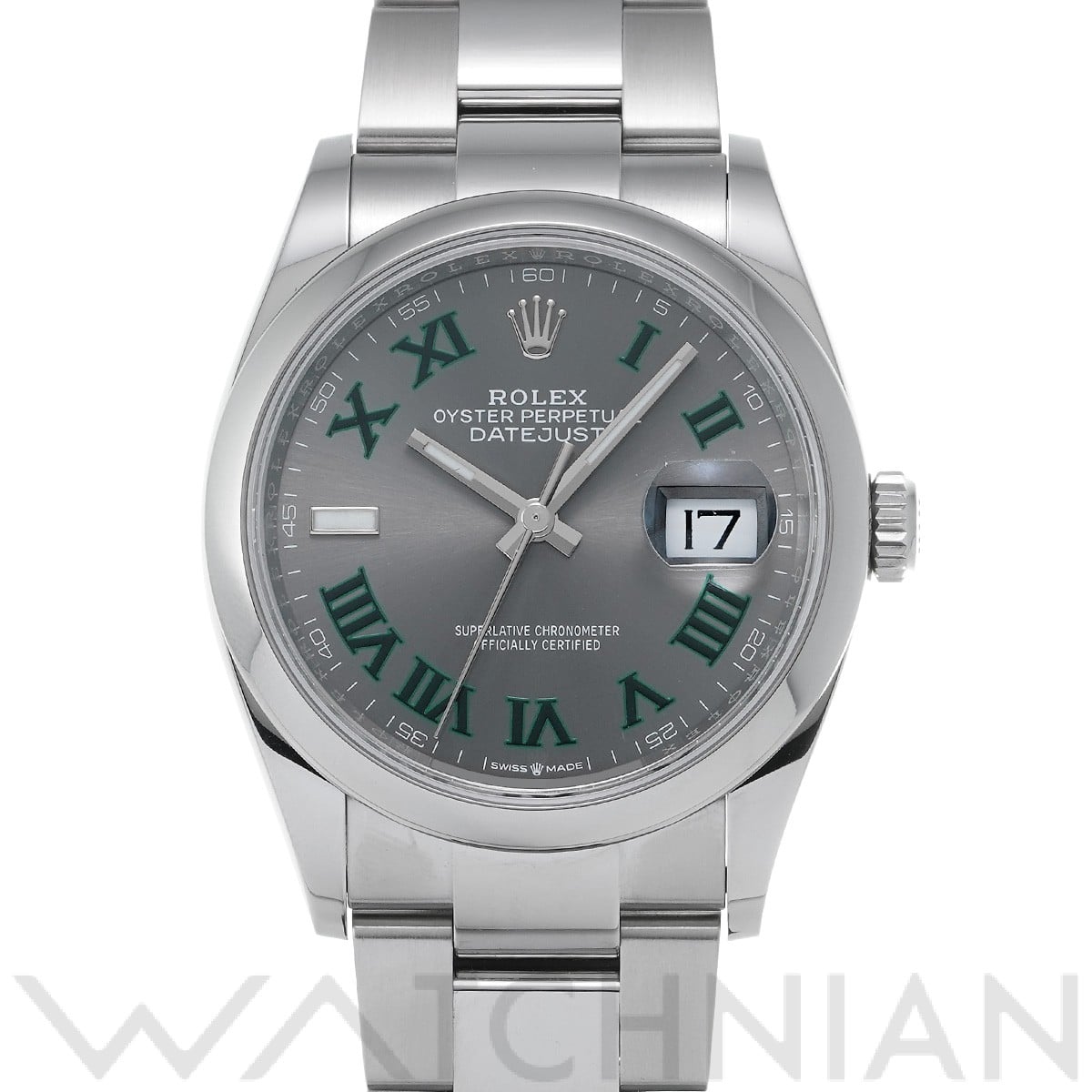 ロレックス デイトジャスト 36 126200 スレート メンズ 時計 【中古】【wristwatch】