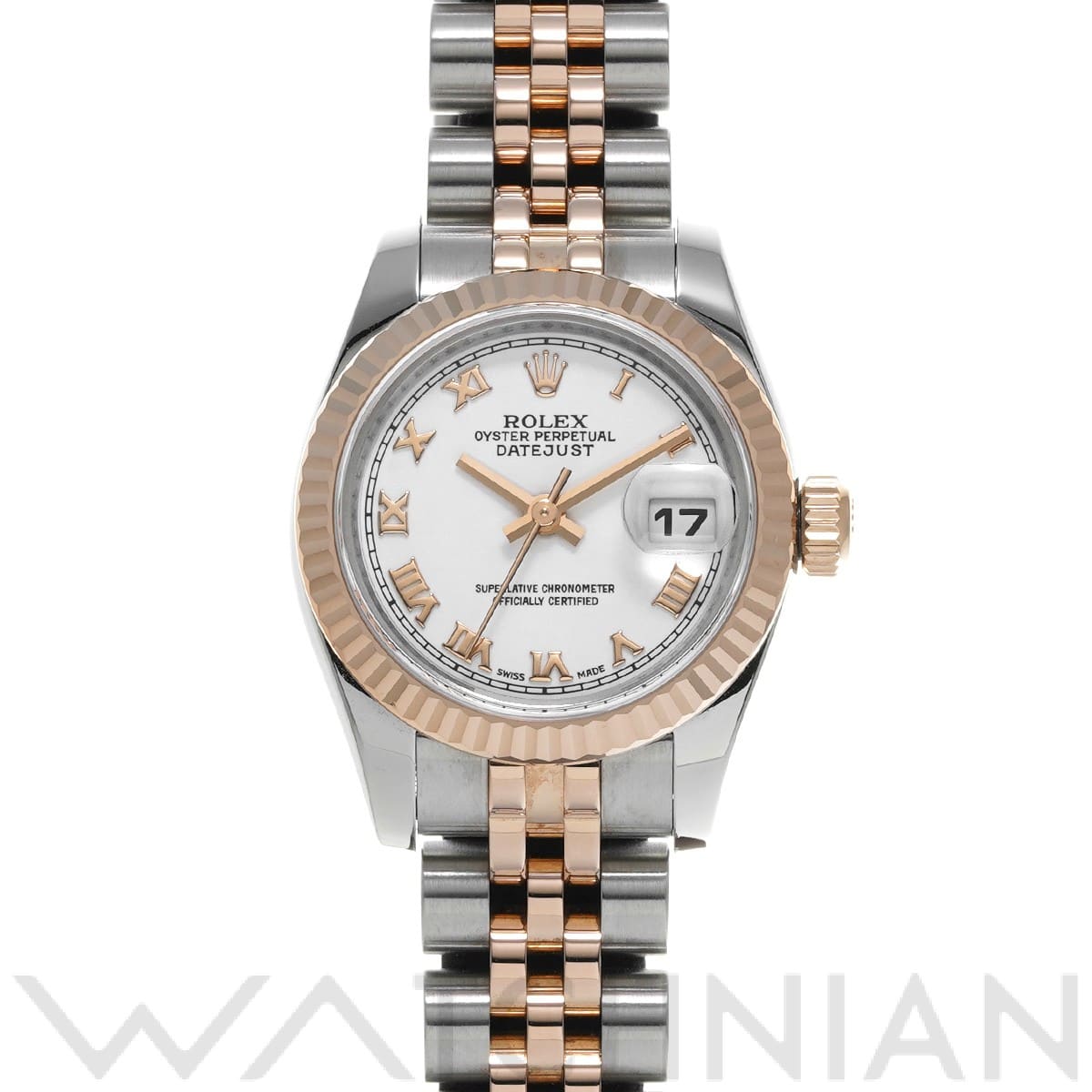 ロレックス レディ デイトジャスト 26 179171 ホワイト レディース 時計 【中古】【wristwatch】