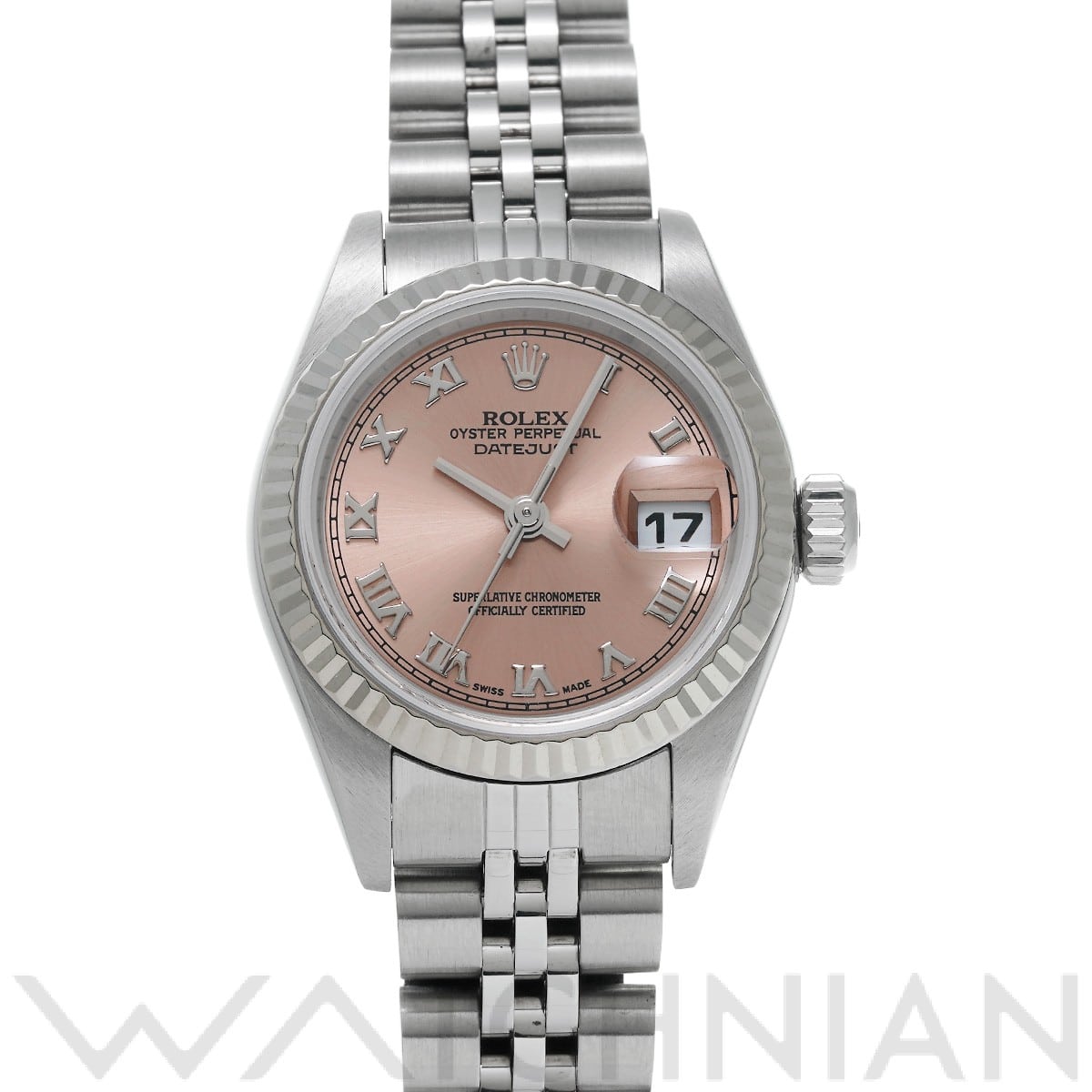 ロレックス デイトジャスト 79174 ピンク レディース 時計 【中古】【wristwatch】