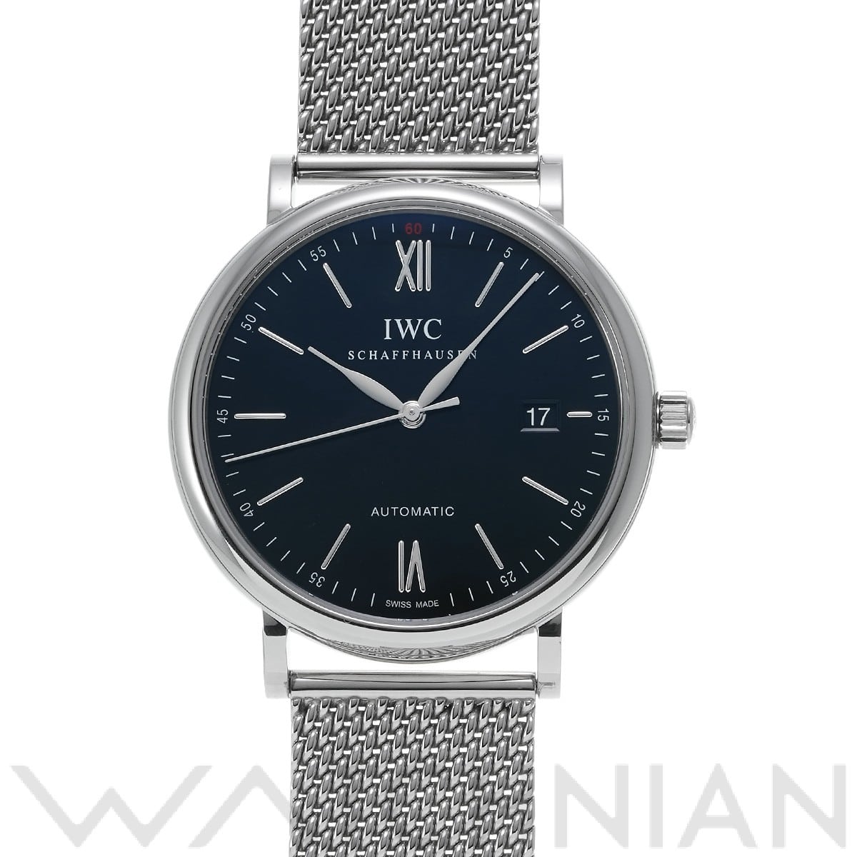 ポートフィノ オートマティック IW356506 ブラック インターナショナルウォッチカンパニー IWC メンズ 【中古】