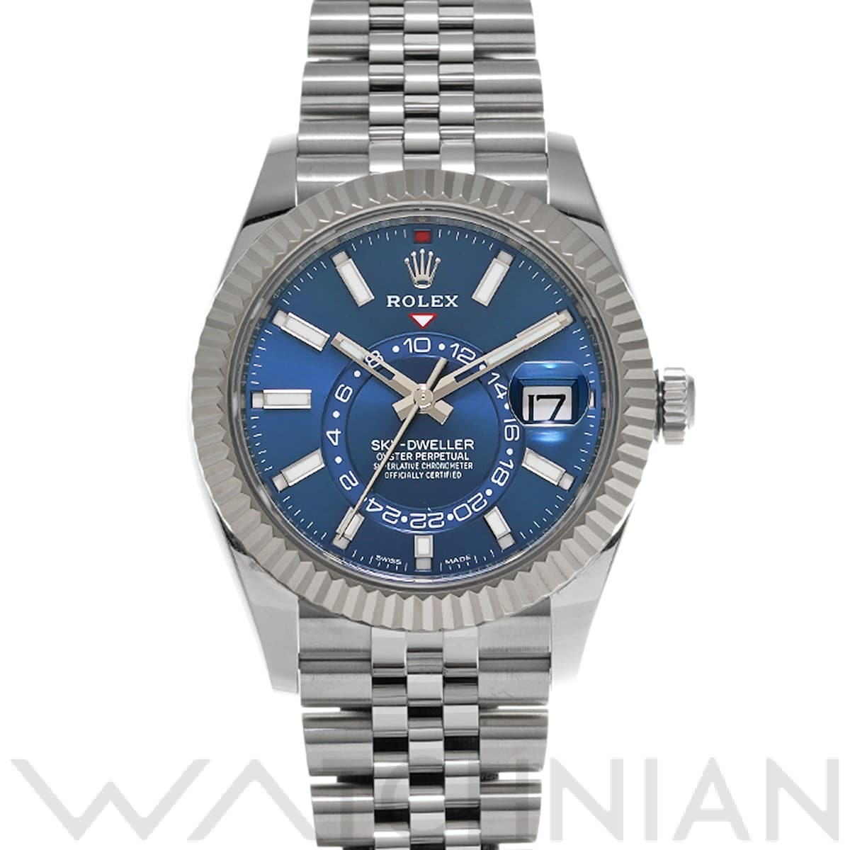 スカイドゥエラー 326934 ランダムシリアル ブライトブルー ロレックス ROLEX メンズ 【中古】