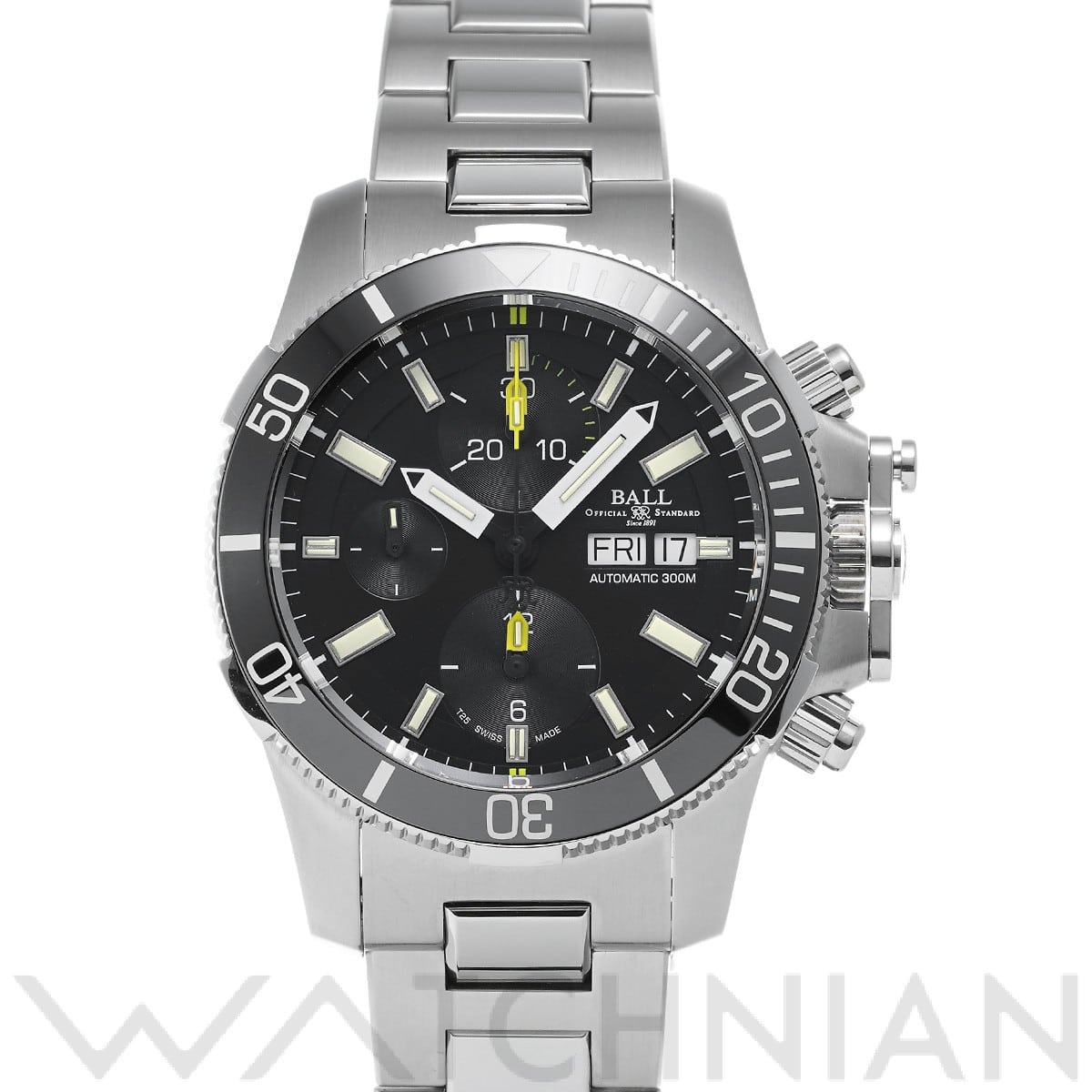 ボールウォッチ / BALLWATCH エンジニア ハイドロカーボン サブマリン ウォーフェア セラミック クロノグラフ DC2236A-SJ-BK ブラック メンズ 時計 【中古】【wristwatch】