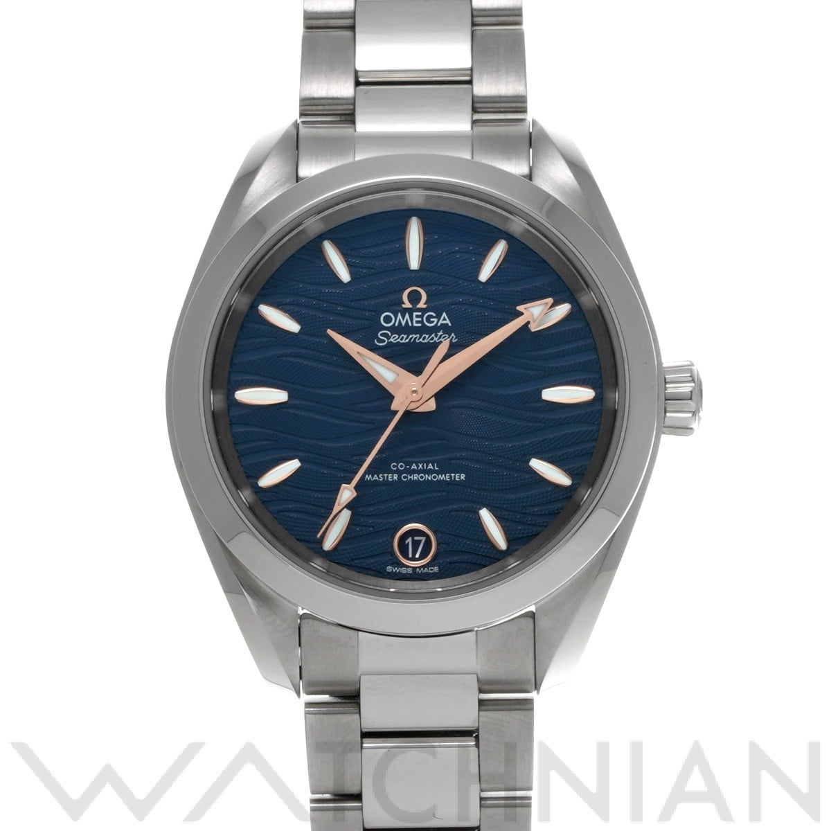 オメガ / OMEGA シーマスター アクアテラ コーアクシャル マスタークロノメーター 220.10.34.20.03.001 ブルー レディース 時計 【中古】【wristwatch】