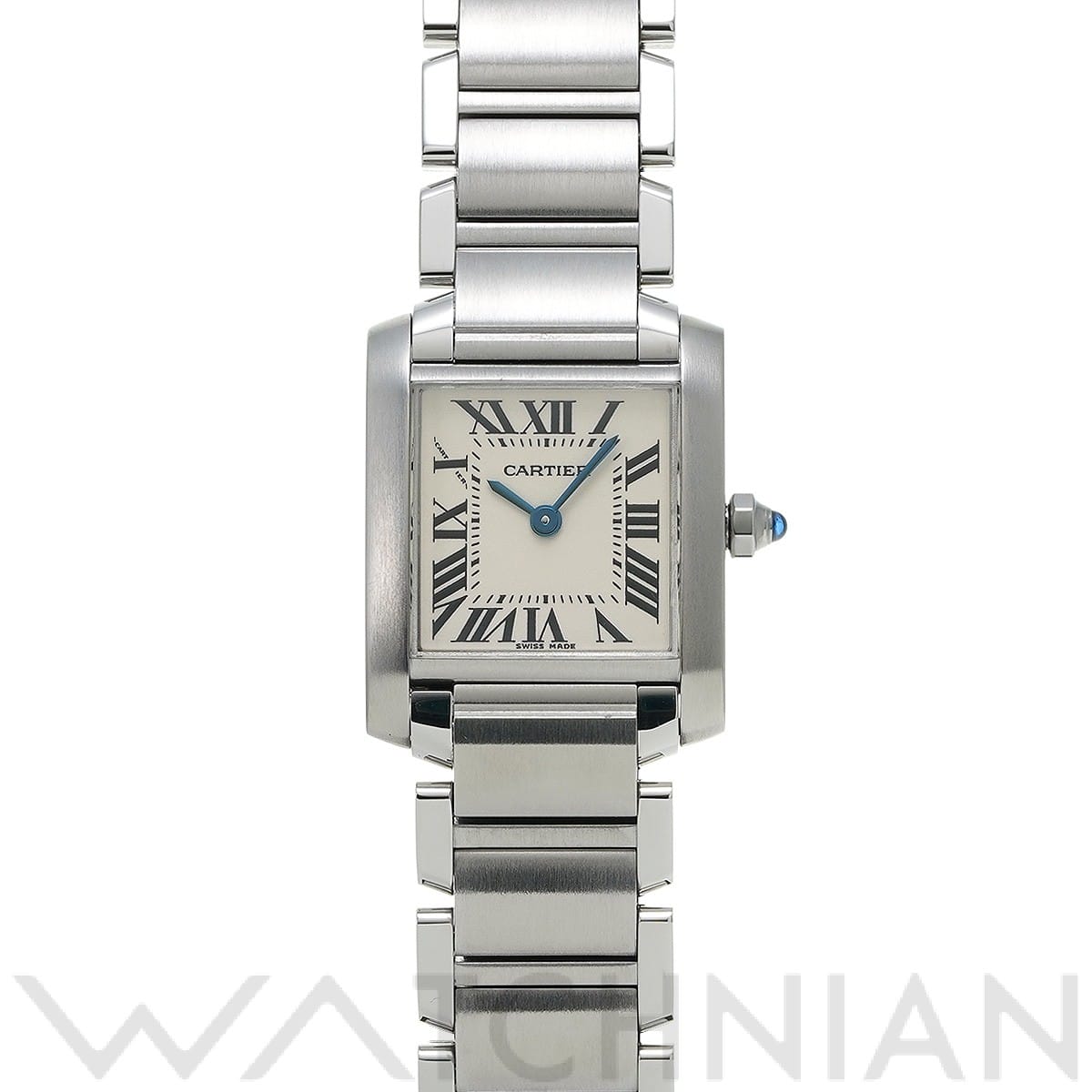 カルティエ / CARTIER タンク フランセーズ SM W51008Q3 シルバー レディース 時計 【中古】【wristwatch】