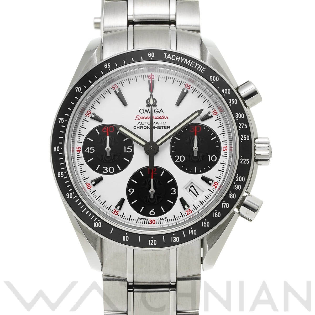オメガ / OMEGA スピードマスター デイト 323.30.40.40.04.001 ホワイト/ブラック メンズ 時計 【中古】【wristwatch】