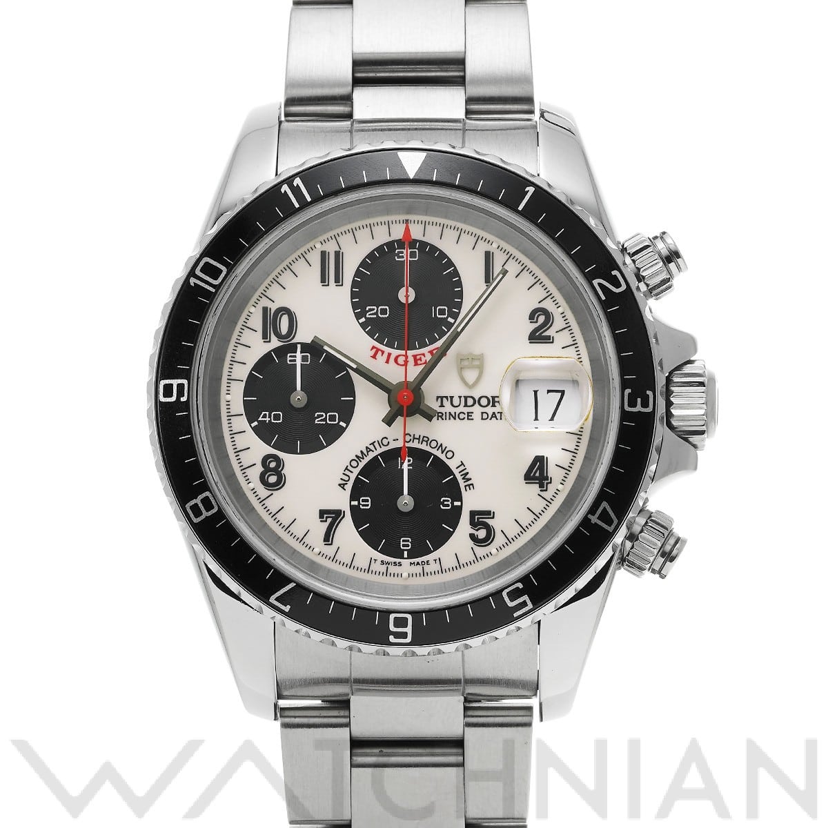 チューダー / チュードル / TUDOR クロノタイム タイガー 79270 アイボリー/ブラック メンズ 時計 【中古】【wristwatch】
