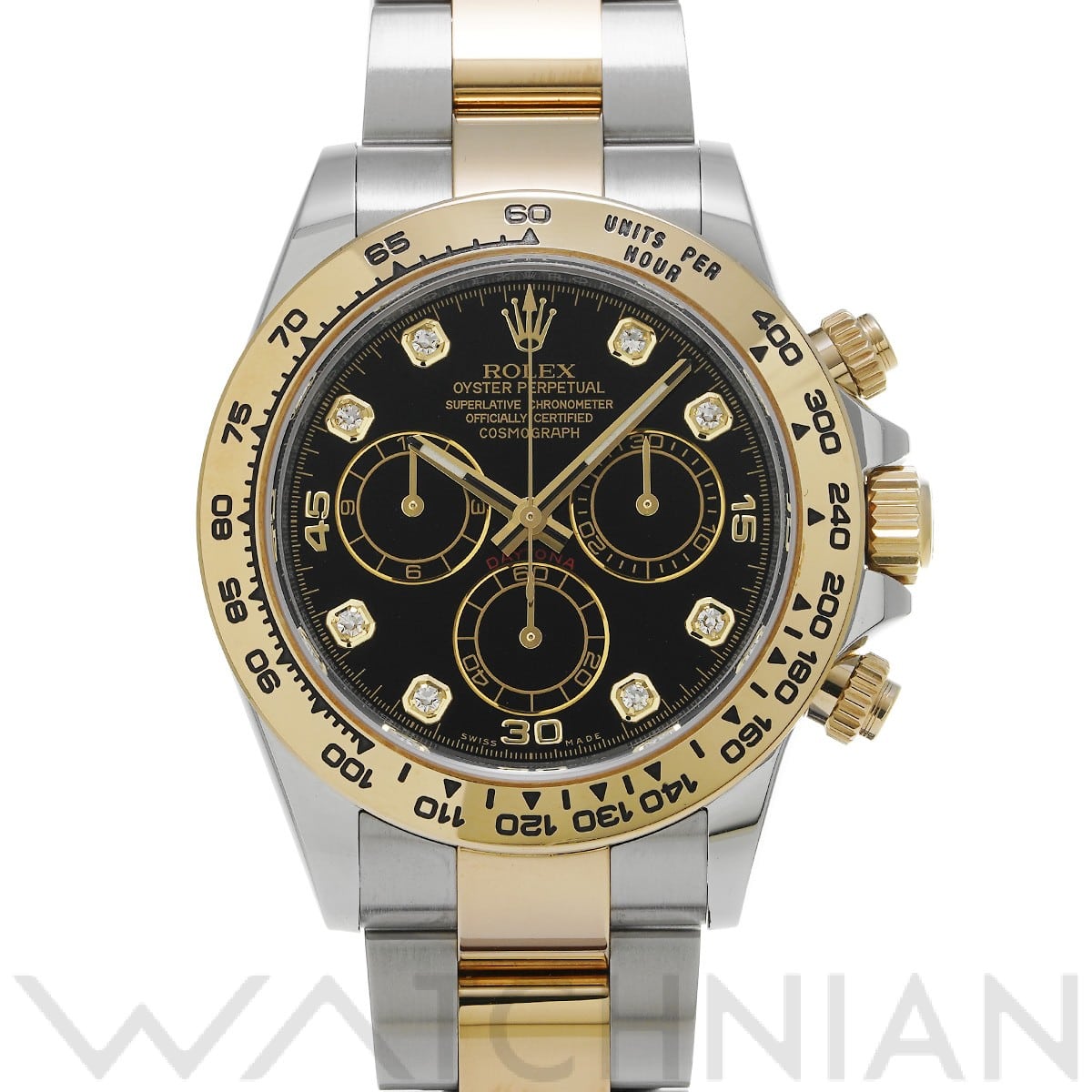 ロレックス コスモグラフ デイトナ 116503G ブラック/ダイヤモンド メンズ 時計 【中古】【wristwatch】