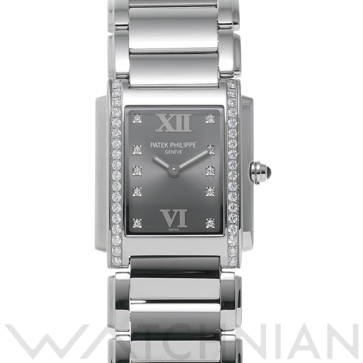 パテック フィリップ / PATEK PHILIPPE トゥエンティ-4 4910/10A-010 グレー/ダイヤモンド レディース 時計 【中古】【wristwatch】