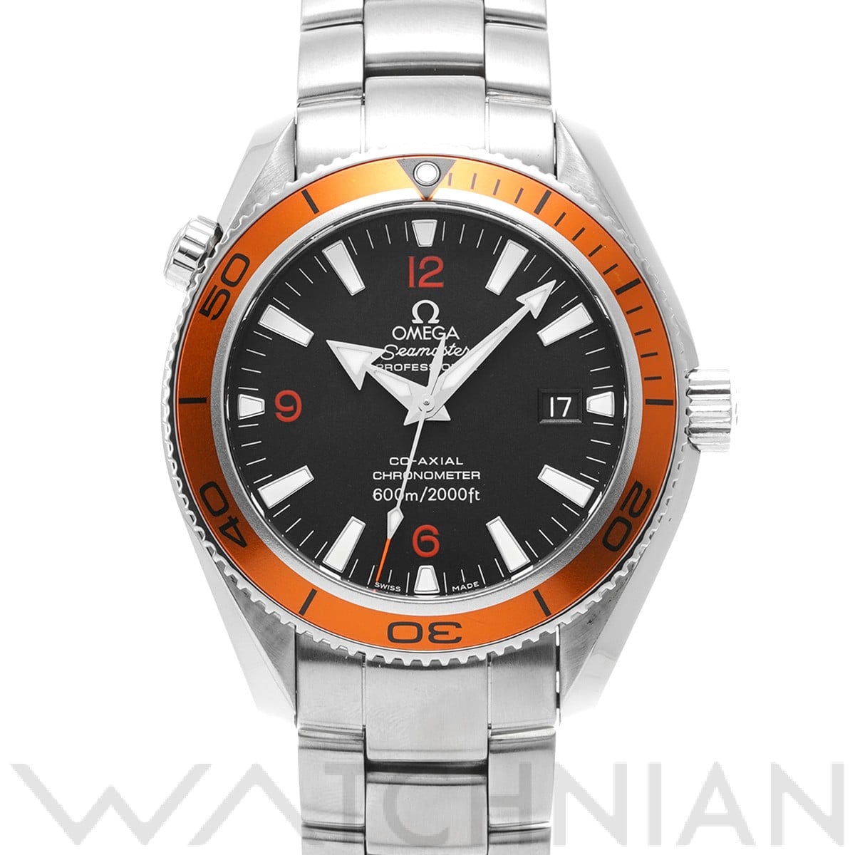 オメガ / OMEGA シーマスター プラネットオーシャン 600 コーアクシャル 2209.50 ブラック メンズ 時計 【中古】【wristwatch】