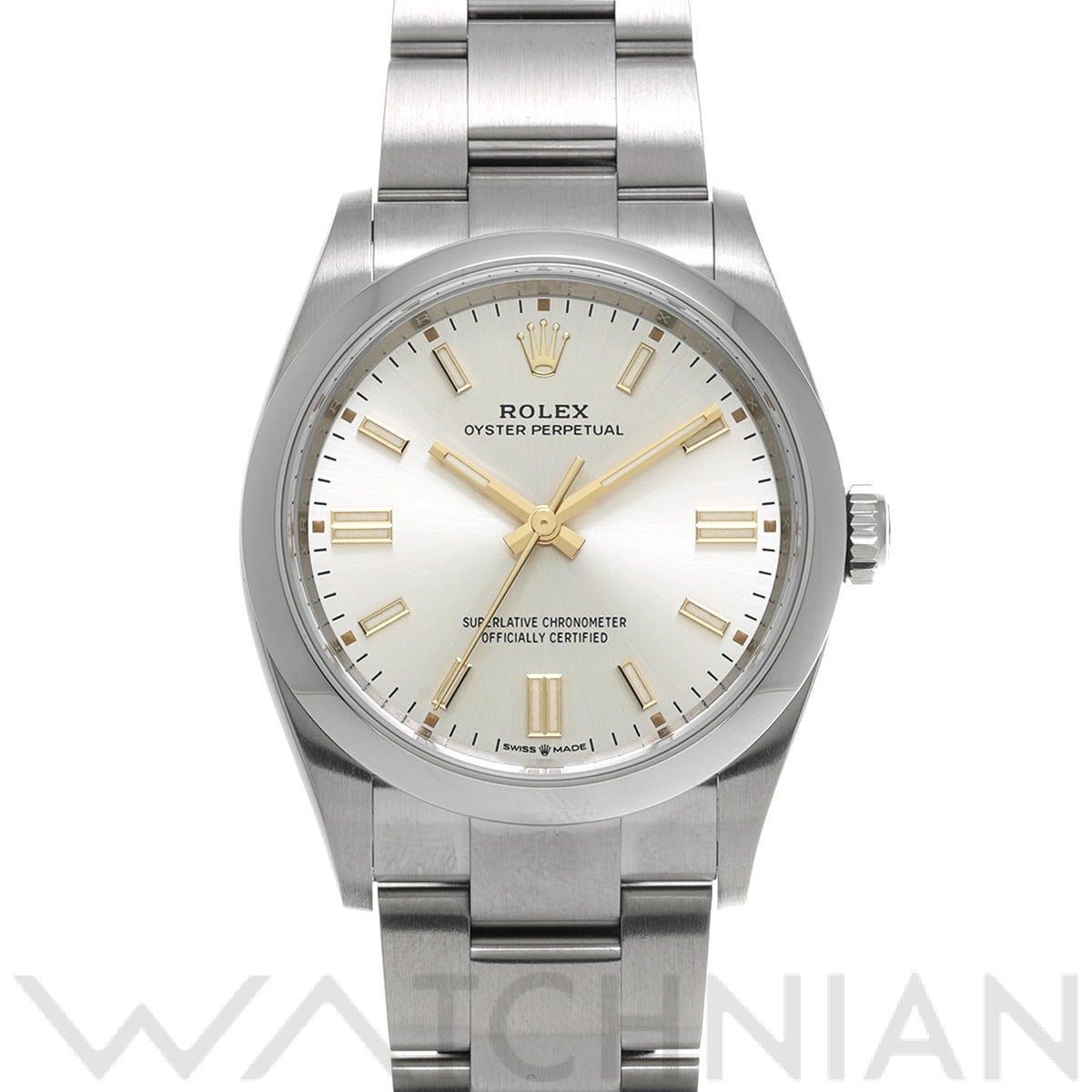 ロレックス オイスターパーペチュアル 36 126000 シルバー メンズ 時計 【中古】【wristwatch】