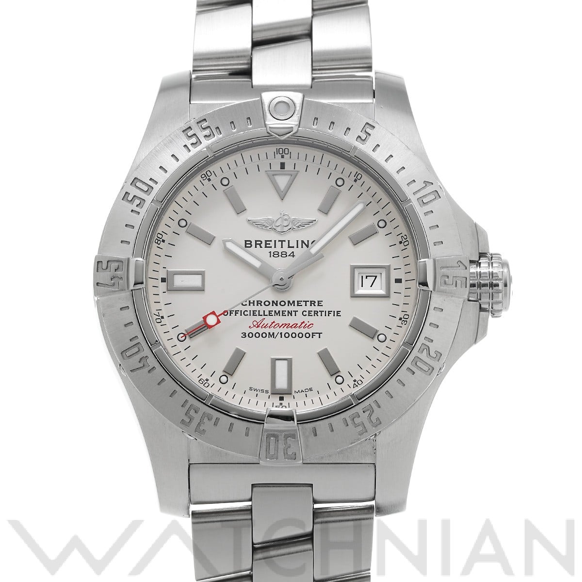 ブライトリング / BREITLING アベンジャー シーウルフ A1733010/G697 シルバー メンズ 時計 【中古】【wristwatch】
